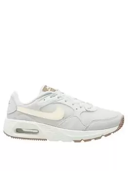 Image of Nike Air Max SC - Beige/White, Beige/White, Size 3, Women