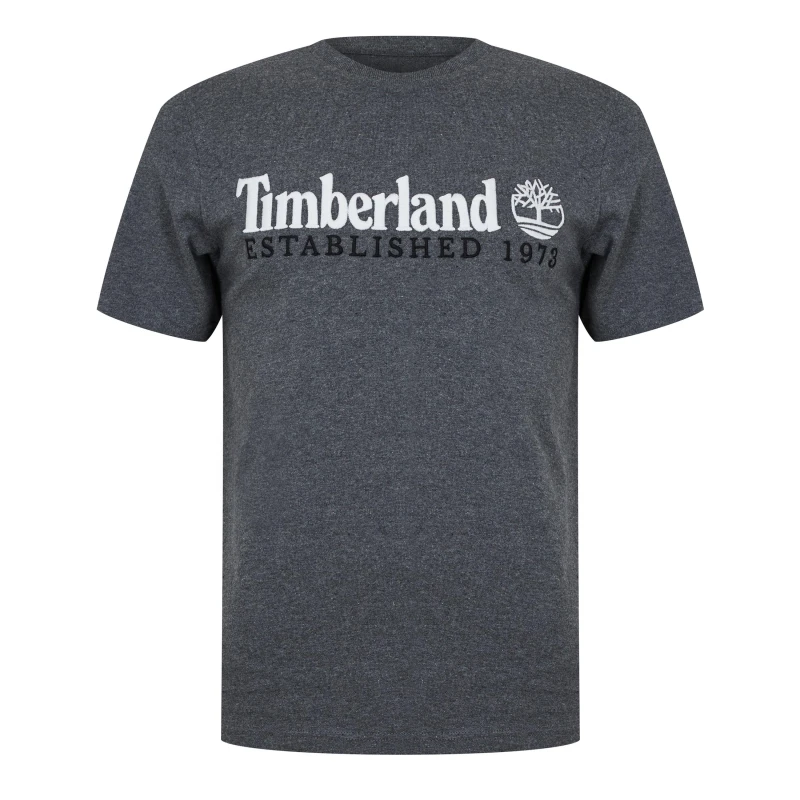 Image of Timberland Outdoor Heritage T Shirt Dark Gry Marl male M