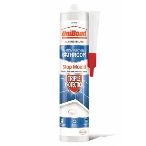 image of Unibond Anti Mould Triple Protect Sealant Cartridge 300ml