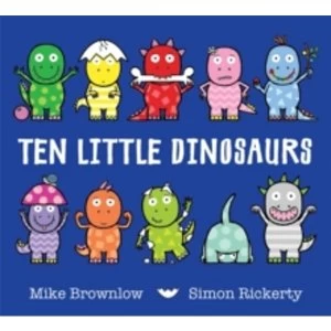 Image of Ten Little Dinosaurs by Mike Brownlow Paperback