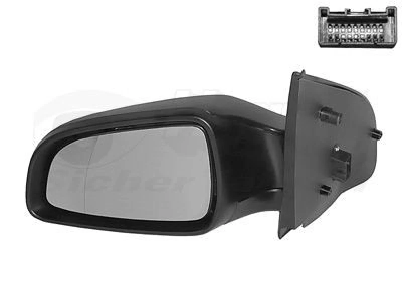 Image of VAN WEZEL Wing mirror VAN WEZEL 3745807
