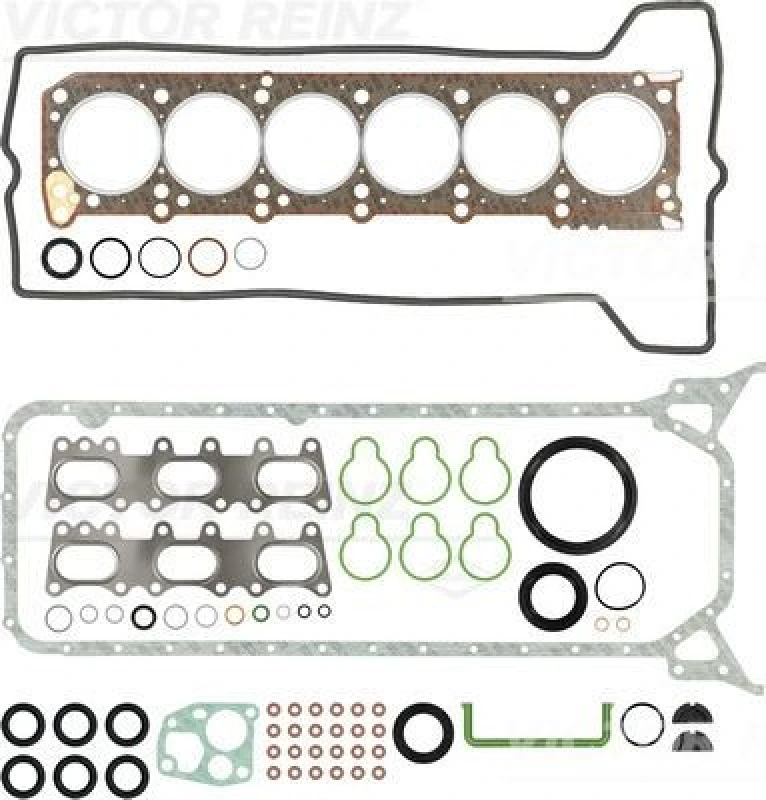 Image of REINZ 01-28975-02 Full Gasket Set, engine with crankshaft seal Full Gasket Set,engine (560)