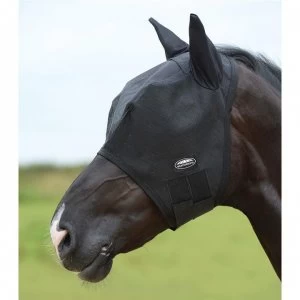 image of Weatherbeeta Buzz Away Fly Mask with Nose - Black