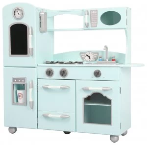 image of Teamson Kids Classic Play Kitchen Mint.