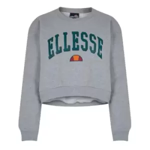 Image of Ellesse Cropped Sweatshirt - Grey
