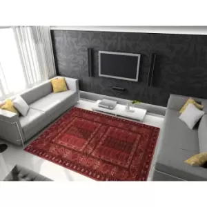 Image of Kashqai 4346 300 Red 240cm x 340cm Rectangle - Red