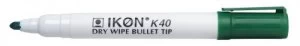 Image of Value Dry Wipe Marker Bullet Tip Green (PK10)