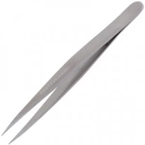 image of Tweezerman Brows Point Tweezer Classic Stainless Steel