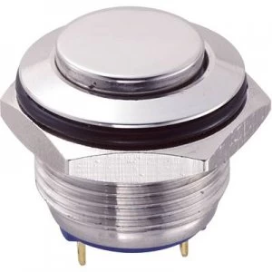 Image of TRU COMPONENTS GQ16H 10JS Tamper proof pushbutton 48 Vdc 2 A 1 x OffOn IP65 momentary