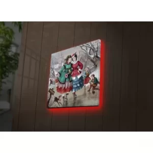 Image of 4040DACT-48 Multicolor Decorative LED Lighted Canvas Painting