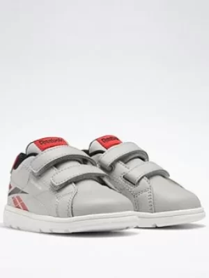Image of Reebok Royal Complete Cln 2 Shoes, Grey/Black, Size 3.5 Younger