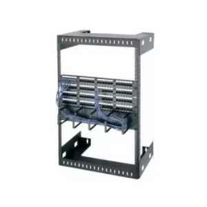 image of Middle Atlantic Products WM-8-18 rack cabinet 8U Wall mounted rack Black