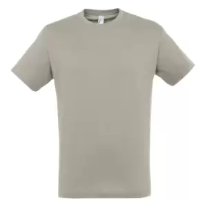 Image of SOLS Mens Regent Short Sleeve T-Shirt (S) (Light Grey)