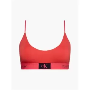 Image of Calvin Klein Lightly Underlined Bralette - Orange