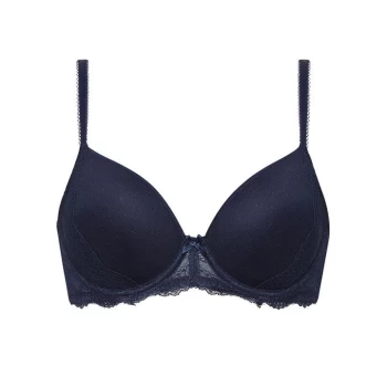 Figleaves Juliette Lace T-Shirt Bra - Blue