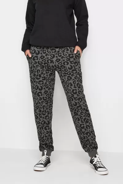 image of Tall Leopard Print Joggers