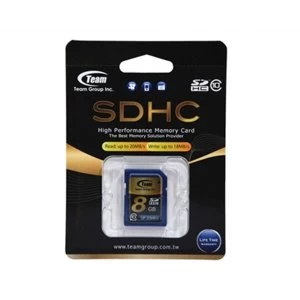 image of Team 8GB Full SDHC Class 10 Flash Card