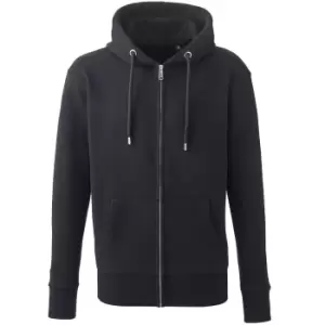 Image of Anthem Mens Organic Full Zip Hoodie (3XL) (Black)