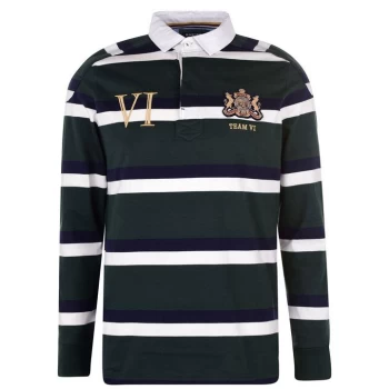 Howick Long Sleeve Rugby Polo Shirt - Green