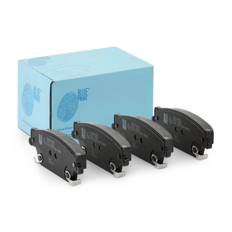 Image of Blue PRINT ADA104252 Brake pad set Rear Axle, with acoustic wear warning Brake Pad Set,disc brake (402)