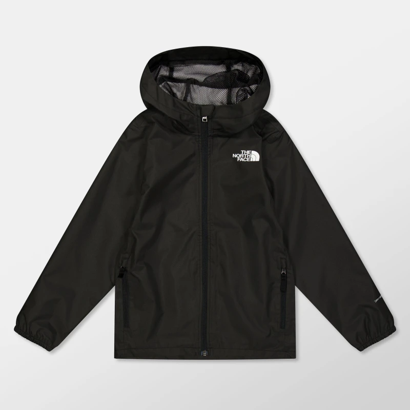 Image of The North Face Unisex Kids Zipline Waterproof Half-Zip Rain Anorak TNF Black JK3 unisex M