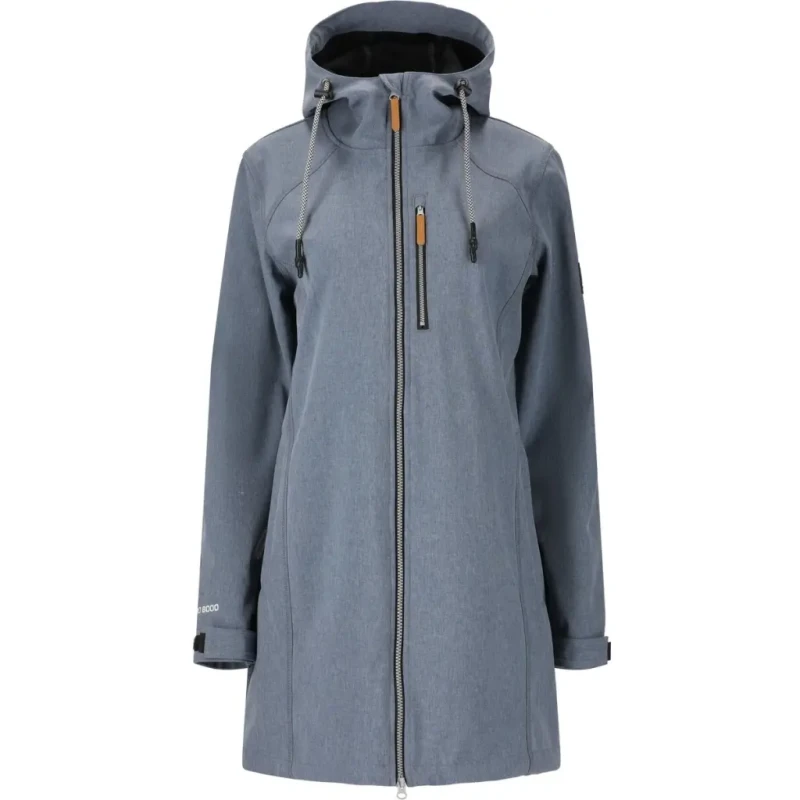 Image of Womens softshell waterproof jacket Whistler Thora Bleu Female 38