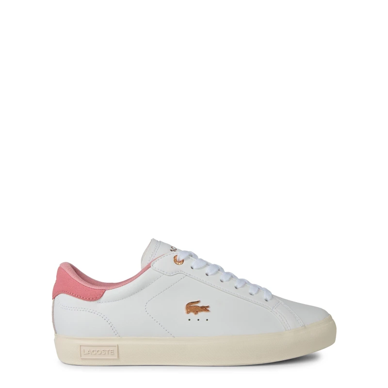 Image of Lacoste Power Court Trainers - White White 3