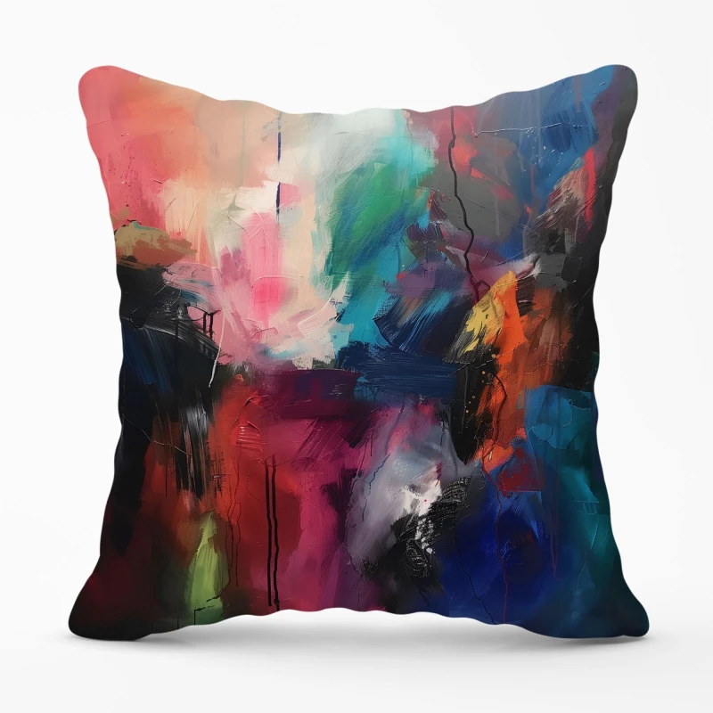 Image of Warren Reed - Designer Cosmic Fusion: Colours Of The Universe Cushions Size: 60cm x 60cm Multicolor Unisex 60cm x 60 cm