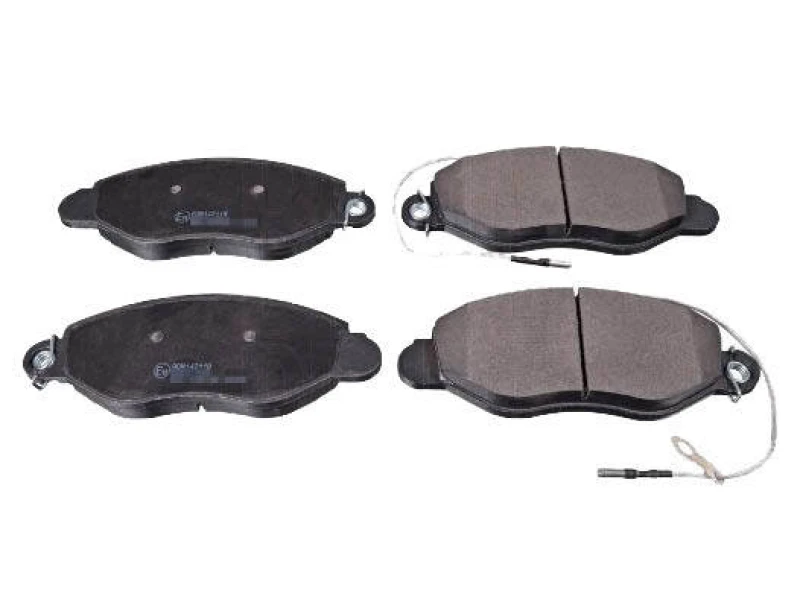 Image of Blue PRINT ADN142118 Brake pad set Front Axle, incl. wear warning contact Brake Pad Set,disc brake (402)