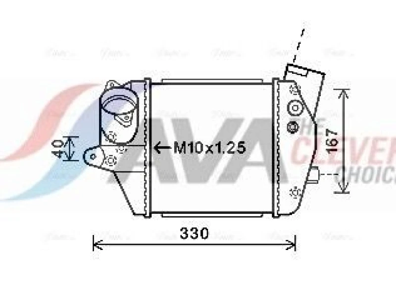 Image of Intercooler AVA COOLING SYSTEMS MZA4243