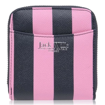 image of Jack Wills Primrose Purse - Pink Navy