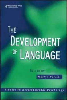 Image of The Development of Language by Martyn Barrett Book