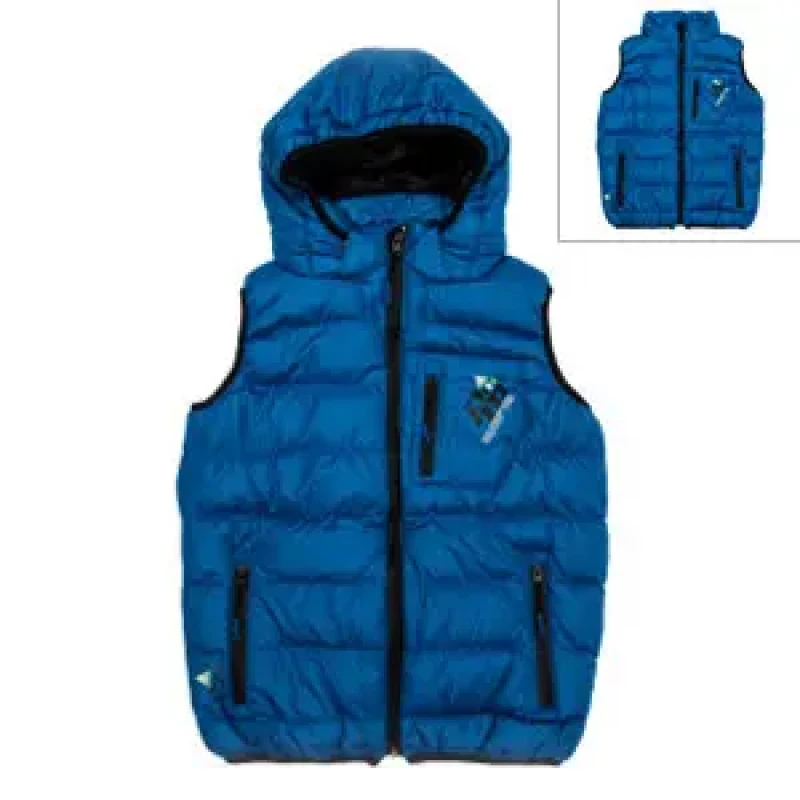 Image of Peak Mountain Children's sleeveless ski jacket Peak Mountain Ecarti Bleu Male 12 ans ECARTI/10-16/YL/B-BLEU ELECTRIC