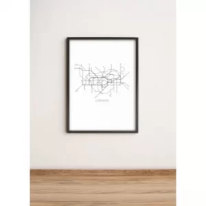 Image of LM3550SCT-010 Multicolor Decorative Framed MDF Painting