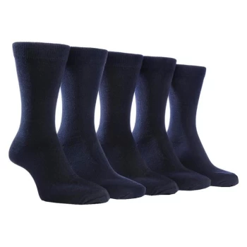 image of Farah 5 Pack Bamboo Socks Mens - Blue