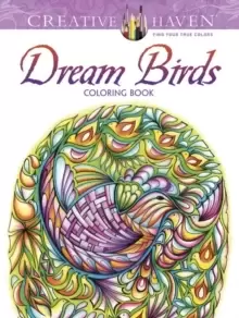 image of Creative Haven Dream Birds Coloring Book