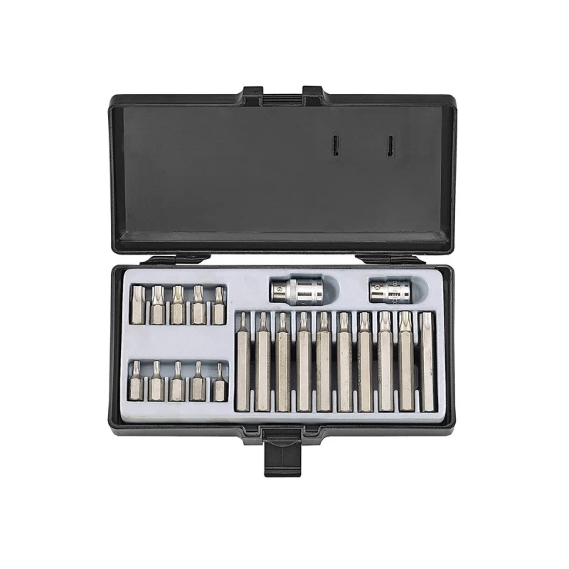 Image of FORCE 4222 Screwdriver Bit Set Number of tools: 22, Plastic Cassette Screwdriver Bit Set (6625)