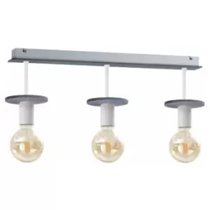 Image of Keter Saturn Ceiling Spotlight Bar Grey, 60cm, 3x E27