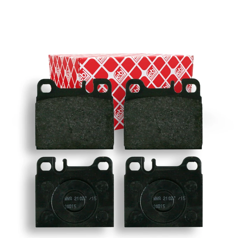 Image of FEBI BILSTEIN 16254 Brake pad set Rear Axle, prepared for wear warning indicator Brake Pad Set,disc brake (402)