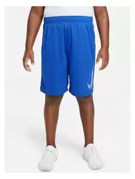 Image of Nike Older Boys Dri-Fit Hbr Short - Royal Blue
