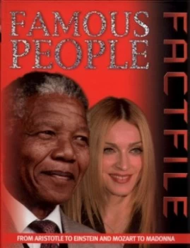 Image of Famous People Factfile by Clive Gifford Book