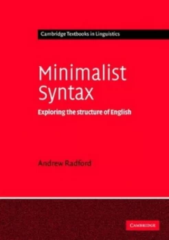 Image of Minimalist Syntax by Andrew Radford Paperback
