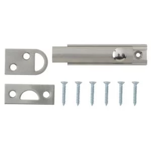 Image of BQ Satin nickel Brass Flush bolt L64mm