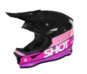 image of SHOT Furious Story Pink Glossy Offroad Helmet XL