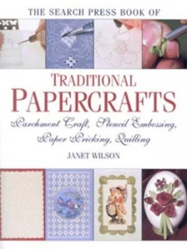 Image of The Search Press Book of Traditional Papercrafts by Janet Wilson Book