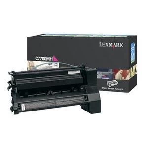 Image of Lexmark C7700MH Magenta Laser Toner Ink Cartridge