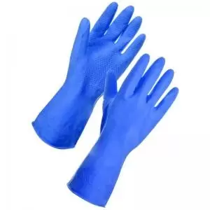 Image of Purely Class Household Rubber Gloves Blue Large x 1 pair