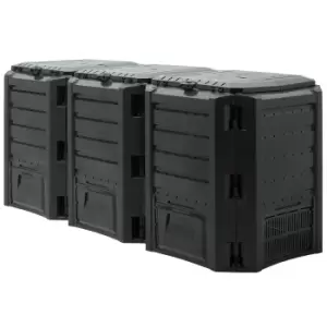 Image of Hotbin Composter Black 1200L 198x72x83cm