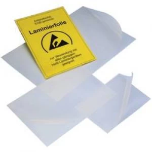 image of ESD laminating film Transparent L x W 304mm x 217mm