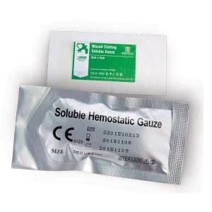 Cut Eeze Haemostatic Soluble Dressing Gauze 5x5cm Ref CM0569 Up to 3